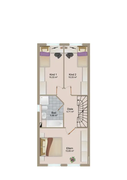 Grundriss Obergeschoss