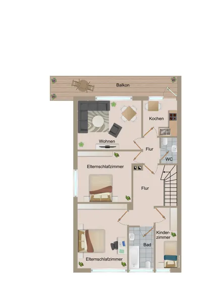 Grundriss Obergeschoss