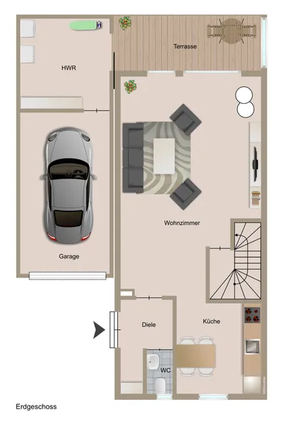 Grundriss Erdgeschoss