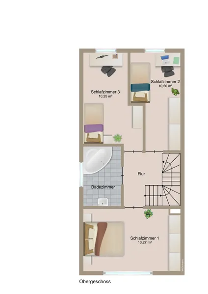 Grundriss Obergeschoss