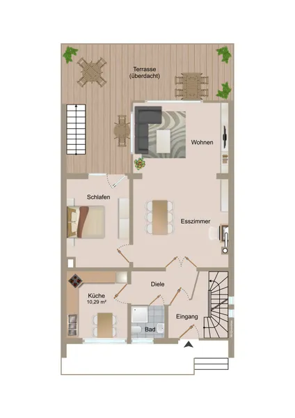 Grundriss Erdgeschoss