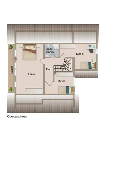 Grundriss Obergeschoss