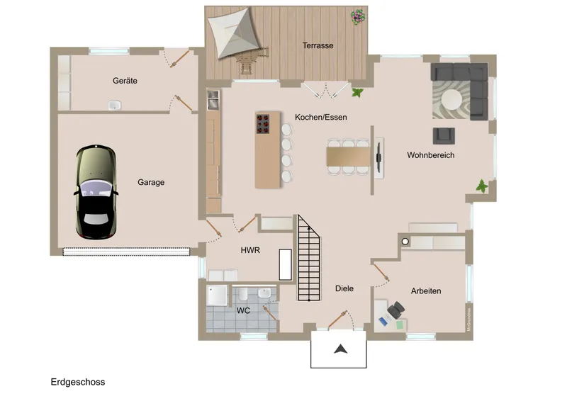 Grundriss Erdgeschoss