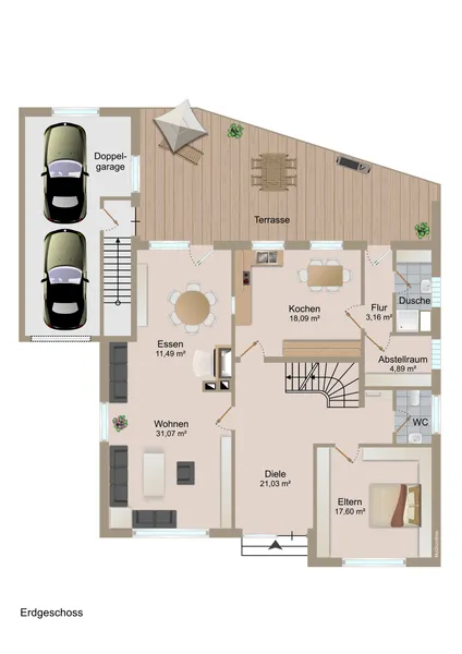 Grundriss Erdgeschoss