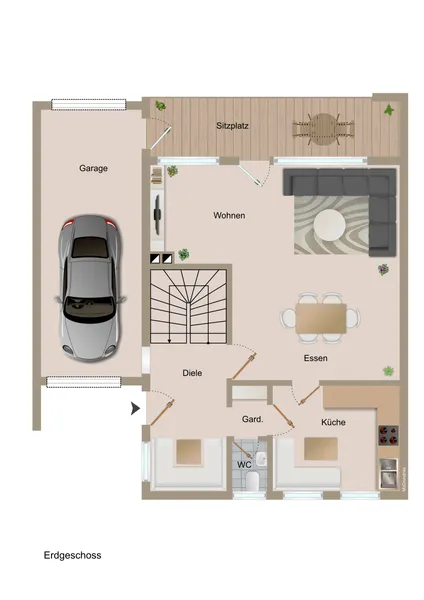 Grundriss Erdgeschoss