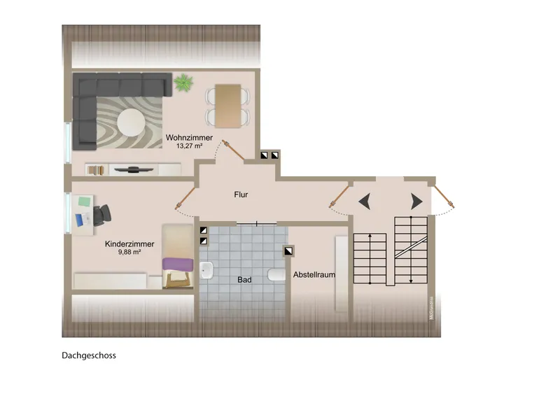 Grundriss Dachgeschoss