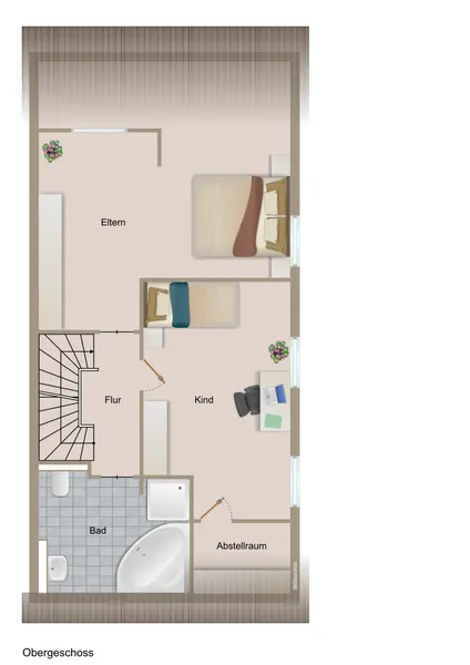 Grundriss Obergeschoss