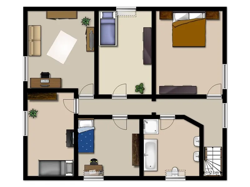 Grundriss Dachgeschoss