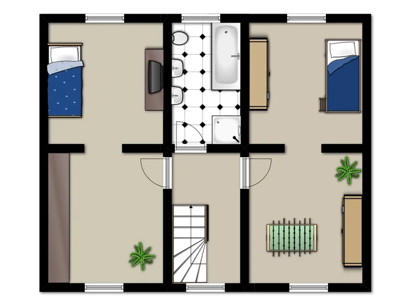 Grundriss Obergeschoss