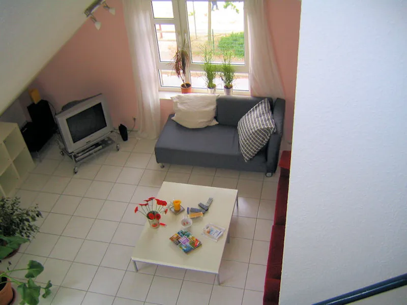 Blick ins Wohnzimmer