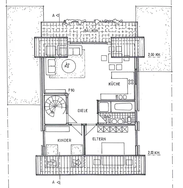 Grundriss Dachgeschoss