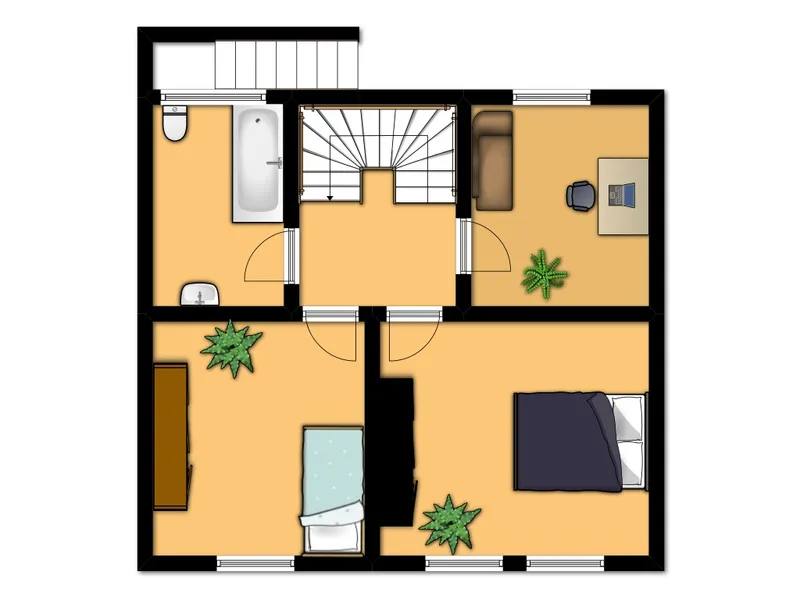 Grundriss Obergeschoss