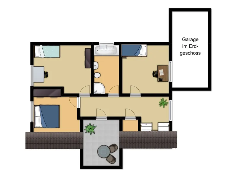 Grundriss Dachgeschoss