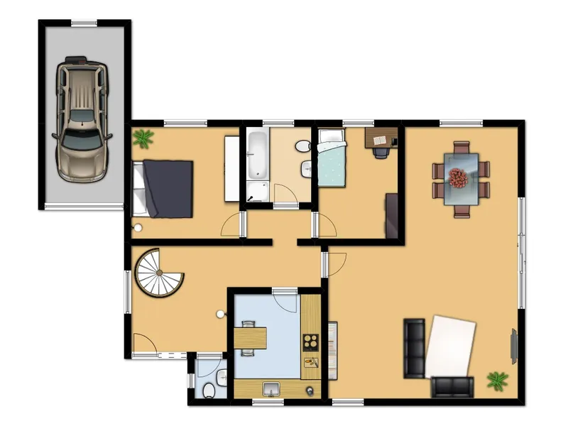 Grundriss Erdgeschoss