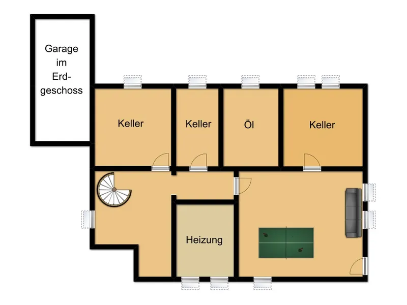 Grundriss Kellergeschoss