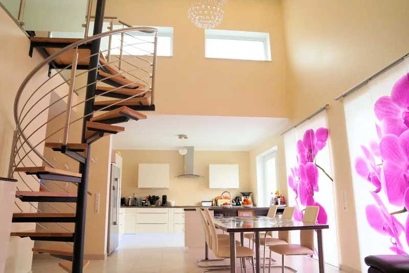 Küche und Essbereich