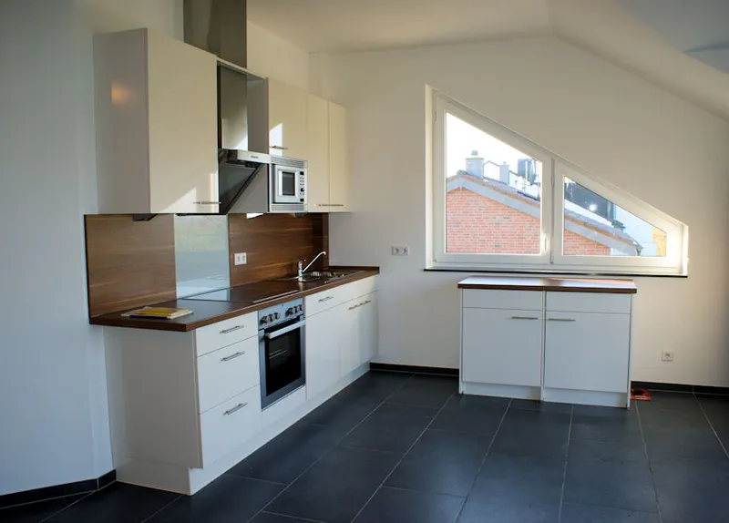 Küche im Dachgeschoss