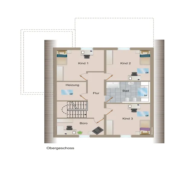 Grundriss Obergeschoss