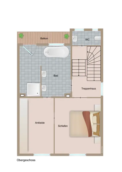 Grundriss Obergeschoss