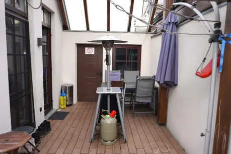 Überdachte Terrasse 