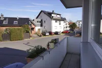 Balkon mit Stadtblick