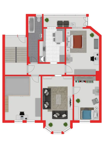 Grundriss 1. Obergeschoss