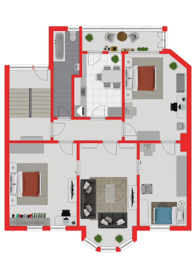Grundriss 2. Obergeschoss