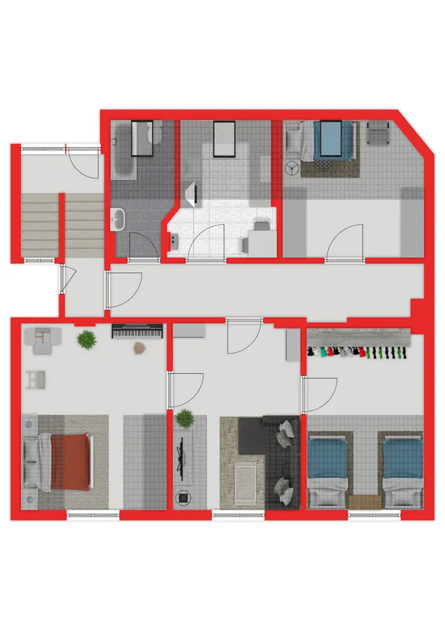 Grundriss 3. Obergeschoss