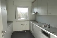 Küche mit Einbauküche