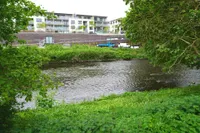 Wupper hinter dem Haus