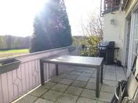 Sonniger Balkon