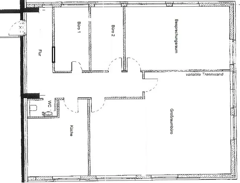 Verkehrsgünstig gelegene, vielseitig nutzbare Bürofläche in Werl