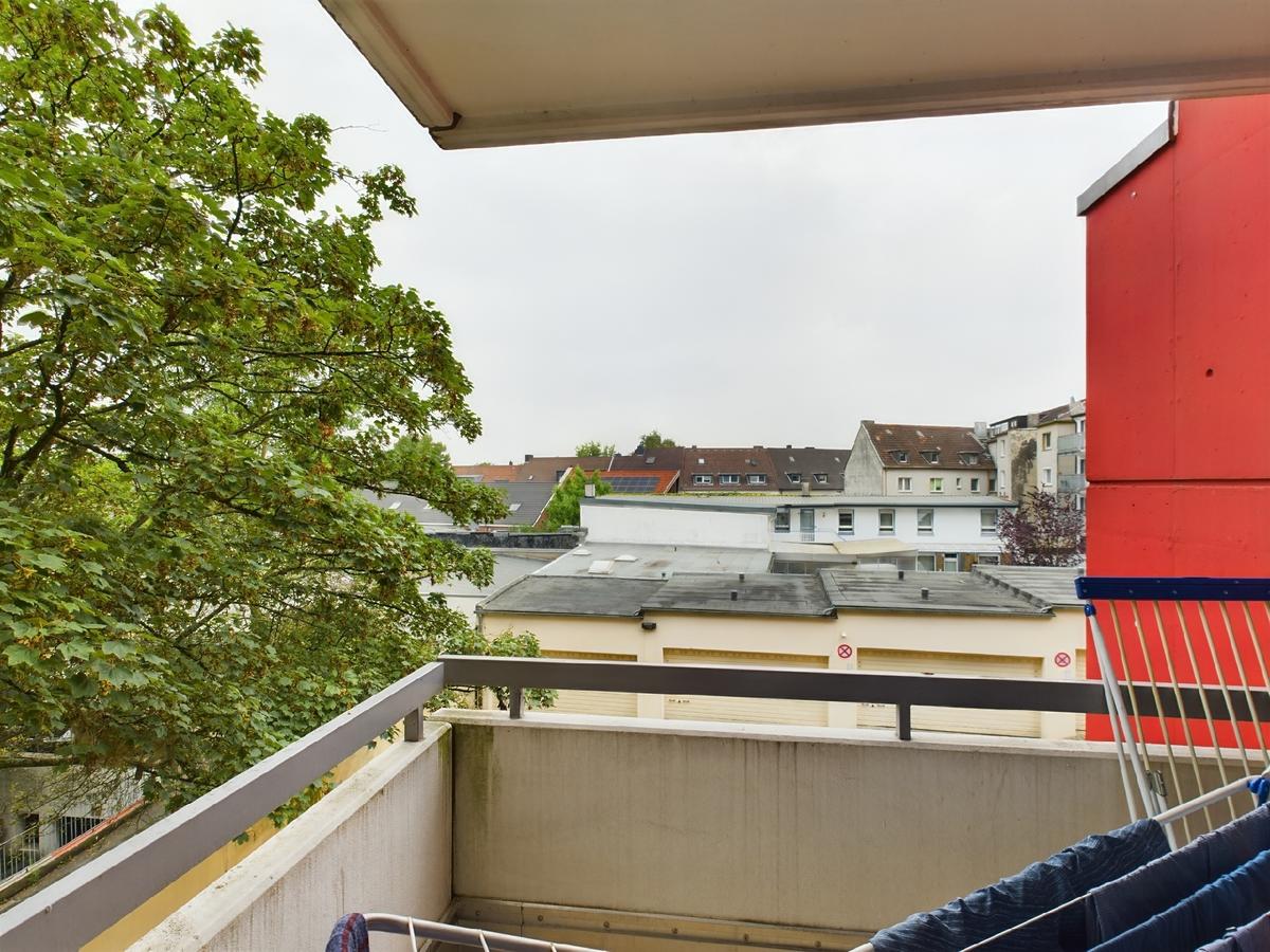 Aussicht vom Balkon