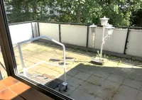 sonnige Dachterrasse