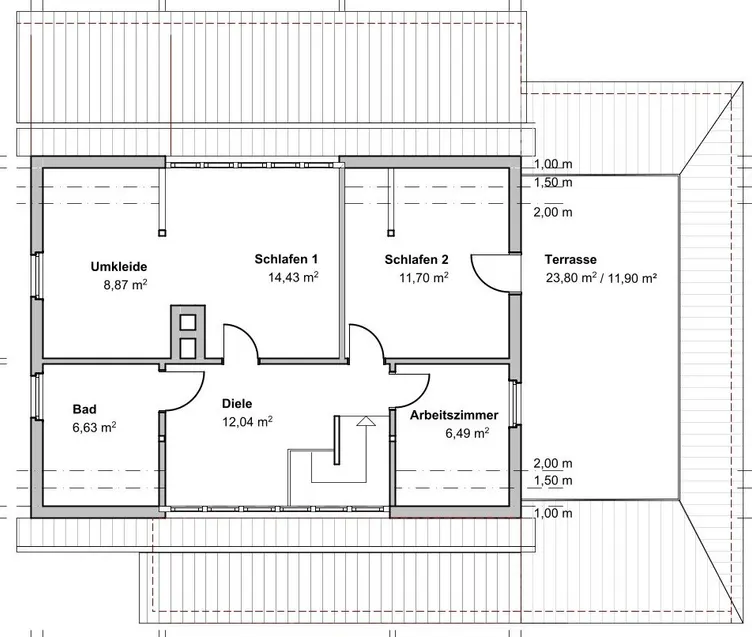 Grundriss Dachgeschoss