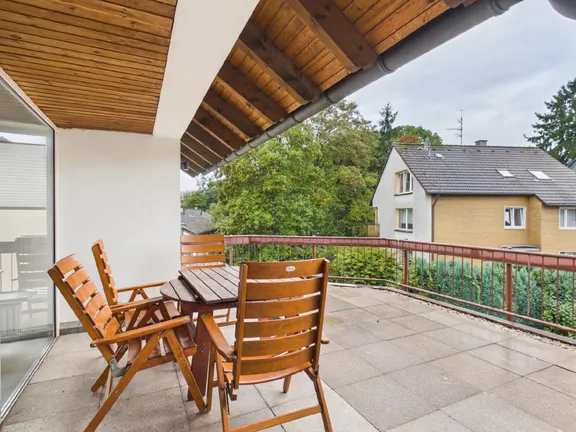 große Dachterrasse