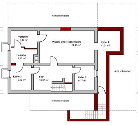 Grundriss Kellergeschoss