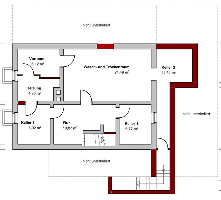 Grundriss Kellergeschoss