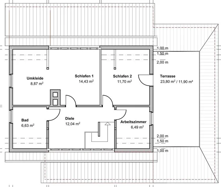 Grundriss Dachgeschoss