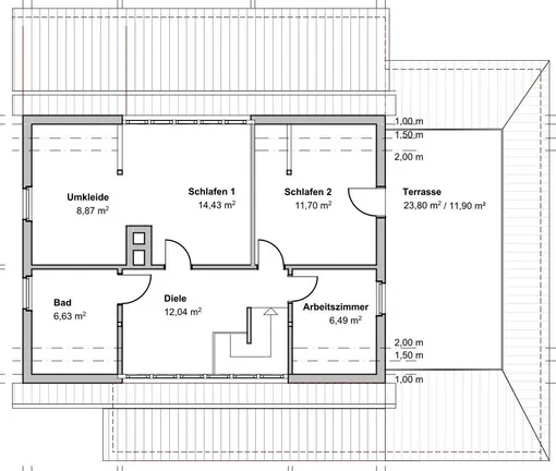 Grundriss Dachgeschoss