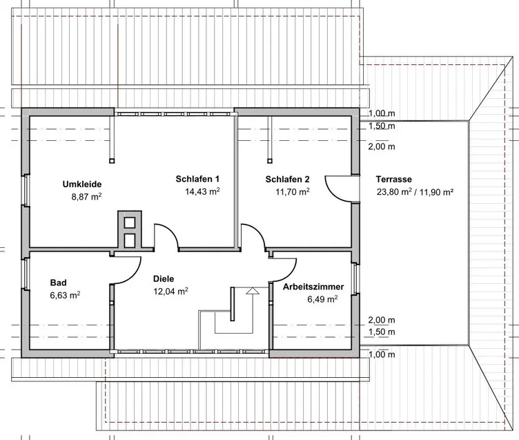 Grundriss Dachgeschoss