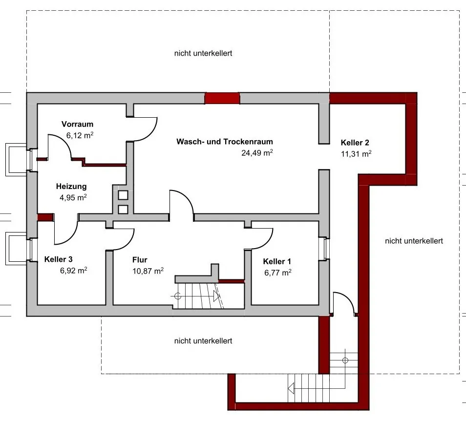 Grundriss Kellergeschoss