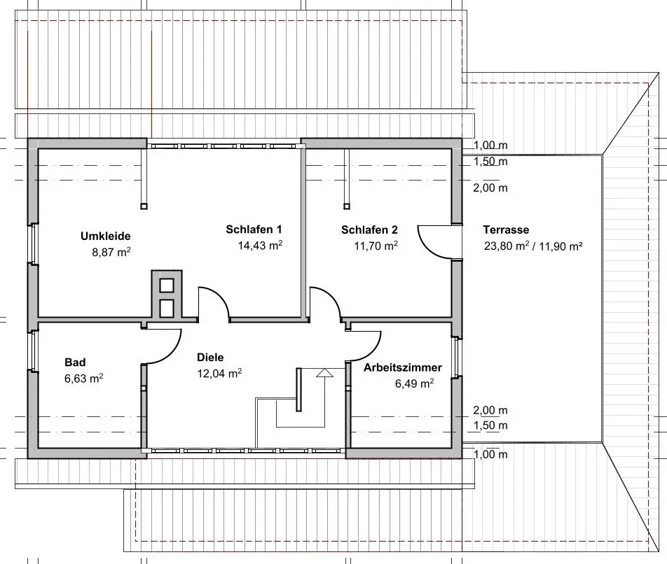Grundriss Dachgeschoss