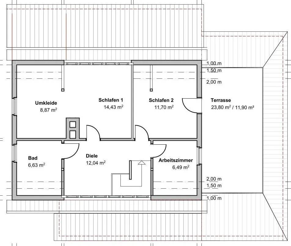 Grundriss Dachgeschoss