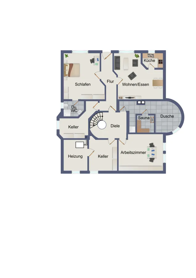 Grundriss Untergeschoss