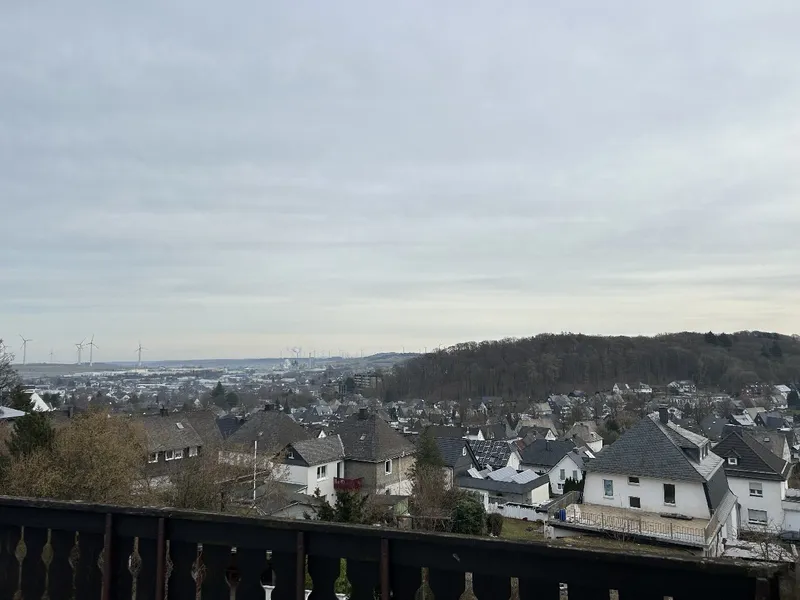 Blick vom Balkon über Brilon