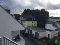 Blick vom Balkon