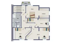 Grundriss Obergeschoss Umbau