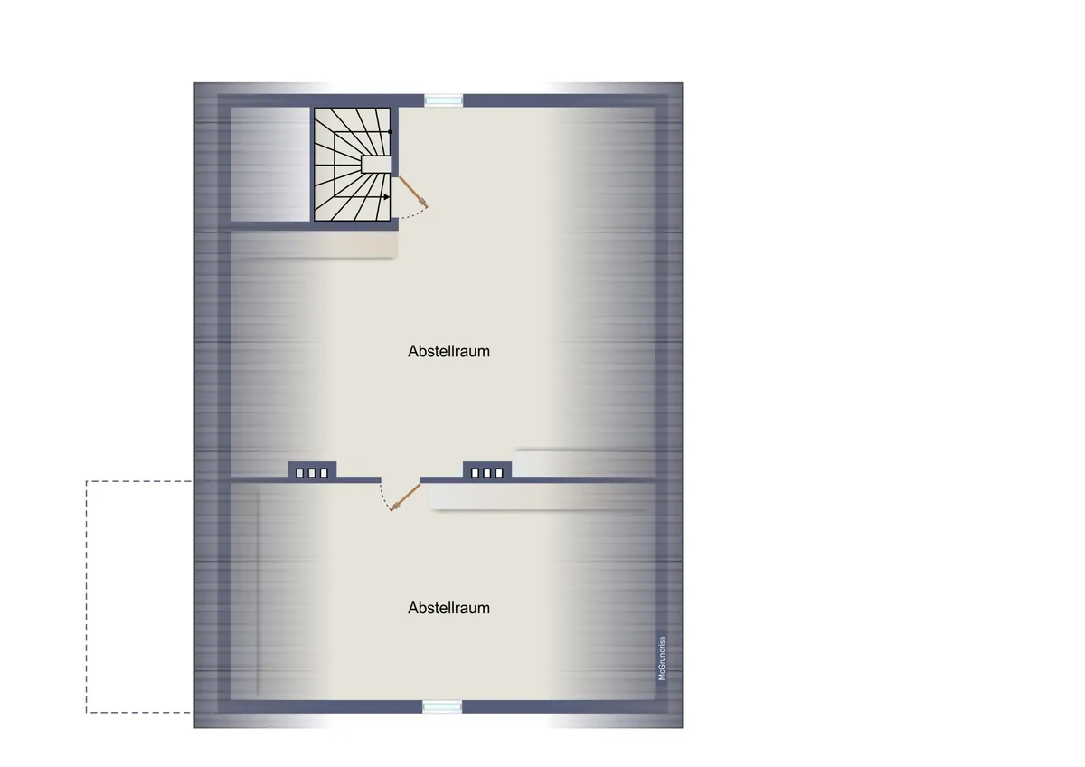 Grundriss Spitzboden