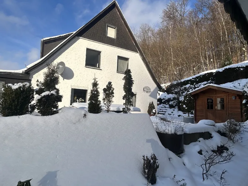 Giebelansicht Winter